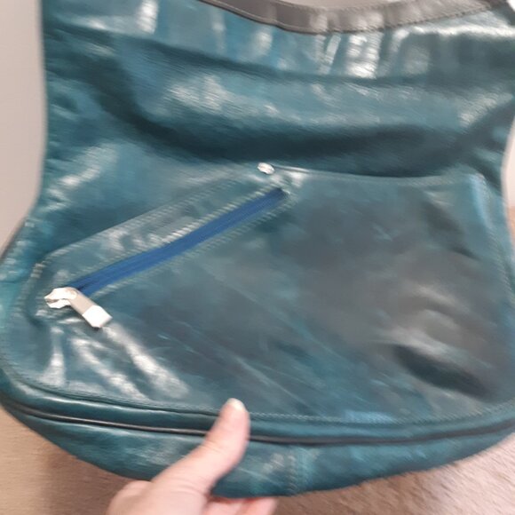 Teal/Turquoise shoulder bag purse - Picture 8 of 11